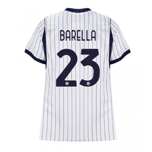Fotbalové Dres Inter Milan Nicolo Barella #23 Dámské Venkovní 2026-27 Krátký Rukáv